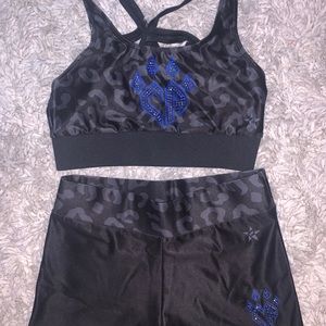 Cheer athletics black practice wear